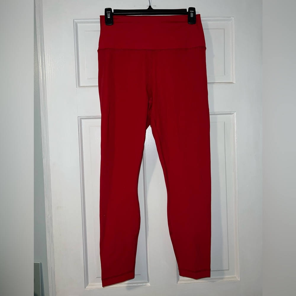 Red Leggings 90 Degree